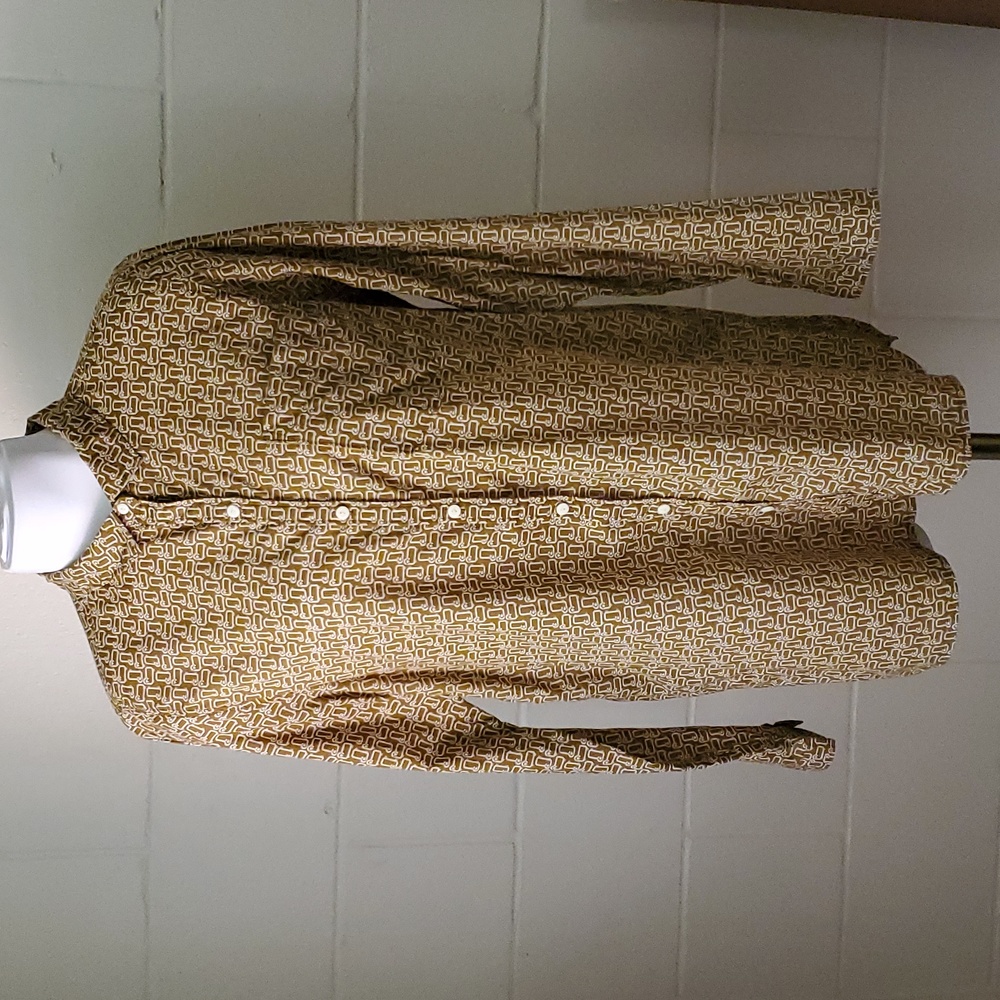 Woolrich Sheep Patterned Button Down Tunic Size L